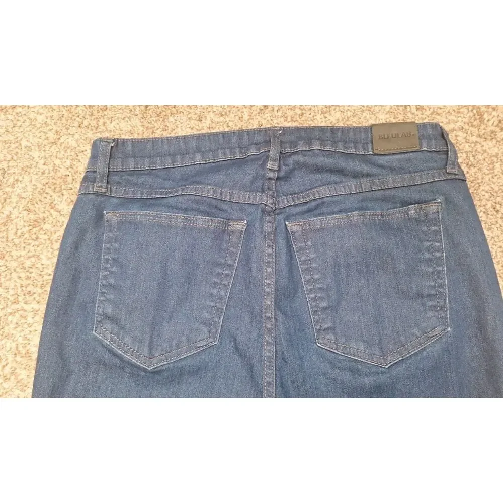 BLUELAB Womens Reversible Pants Gray Pattern/Blue Size 27 X 26 - Picture 12 of 14